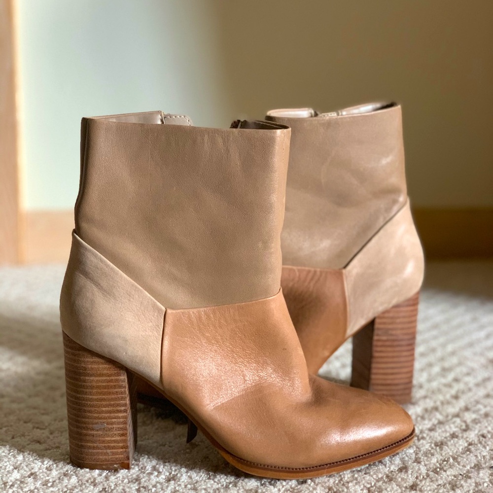Also Color- block Ankle Boots